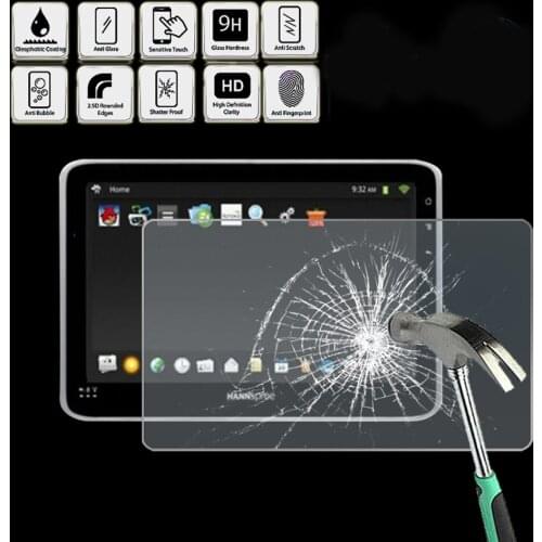 Tablet Tempered Glass Screen Protector Cover for Hannspree HANNSpad SN10T1 10.1" - Screen Film Protector Guard Cover
