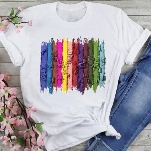 Women Graphic 90s Lovely Printing Ladies 90s Cartoon Fashion Summer Female Clothes Print Short Sleeve Tops Tees Tshirt T-Shirt