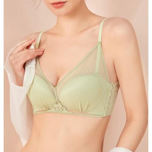 French Style Womens Bras Everyday Lingerie Women Bralette Underwear For Woman Bralette Push Up Mesh Lace Sexy Lingerie Summer