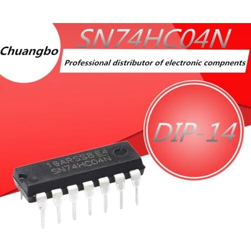 10pcs 74HC04N SN74HC04N DIP14 SN74HC04 DIP-14 74HC04 new spot