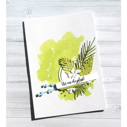 4Pcs Leaves leaf strip metal Cutting Dies Stencils DIY Scrapbooking Paper/photo Cards Embossing Dies