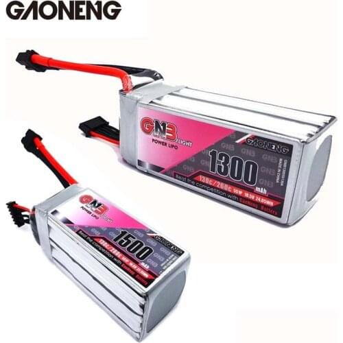 Gaoneng GNB 18.5V 1500mAh / 1300mAh 130C/260C 5S Lipo Battery Rechargeable W/ XT60 Plug Connector For RC Models Multicopter Accs