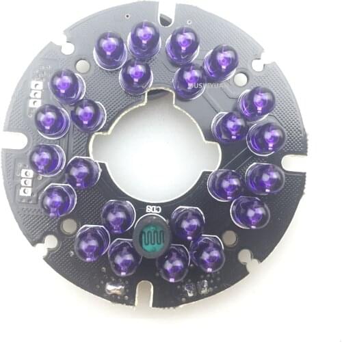 90 Degrees CCTV Accessories Infrared light F5 24pcs IR LED Board for Night Vision Cameras DIY