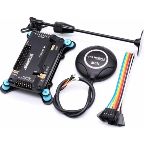 APM2.8 APM 2.8 flight controller Ardupilot +M8N GPS built-in compass +gps stand+shock absorber for RC Quadcopter Multicopter