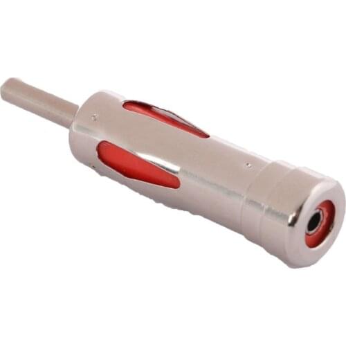 Car-styling Universal Red ISO To DIN Male Car Auto Radio Stereo Antenna Adaptor Aerial Plug Connector Adapter To DIN Vehicle