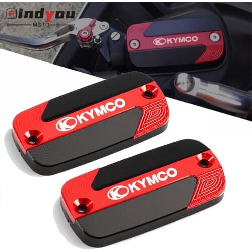 Front Brake Fluid Reservoir Tank Cover Oil Cap For KYMCO DownTown DT 125 200 300 300i 350i XCITING 250 300 350 400 400S K-XCT