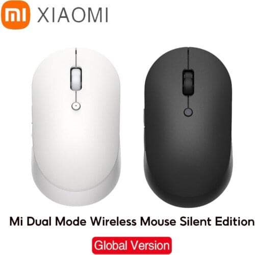 Xiaomi Mi Wireless Mouse Silent Editon Bluetooth USB Dual Mode Connection Protable Mini Wireless Mouse Global Version