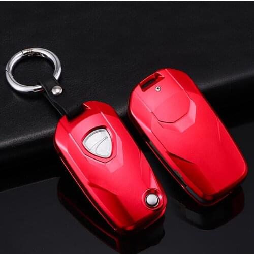For Ducati motorcycle 16-18 Xdiiavel/MTS1200 key case protective cover silver folding type Aluminum alloy