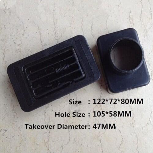 Caravan RV Marine Boat Yacht Air Conditioning 122mm Ventilation Outlet Black Grey LS122