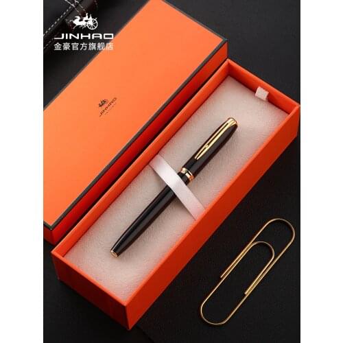 Jinhao luxury fountain pen high quality 0.38&0.5mm office caneta ink pen business gift set school supplies calligraphy pens