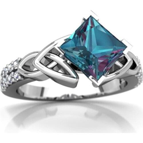 Classical Geometry Finger Ring For Women Three-dimensional Alloy Ring Anniversary Party Weeding Engagement Jewelry