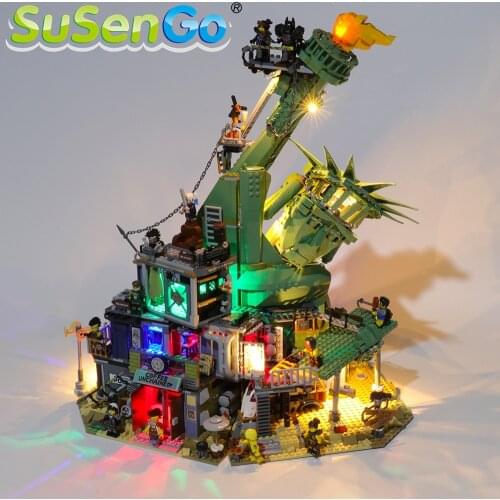 SuSenGo LED Light kit For 70840 Welcome to Apocalypseburg Compatible with 45014 SY1276 11252