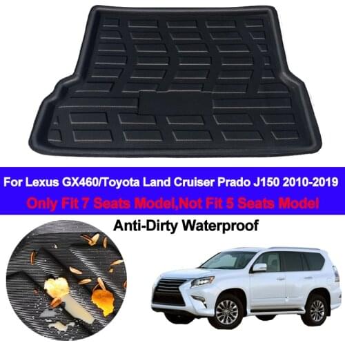 Rear Boot Cargo Liner Tray Trunk Floor Carpet Mats Mat Carpets For Lexus GX460 For Toyota Land Cruiser Prado J150 2010 - 2019