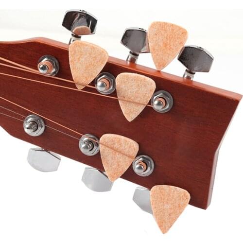 New 5pcs Soft Hard Ukulele Wool Felt Picks ACCS 3MM Mandolin Guitar Plectrums