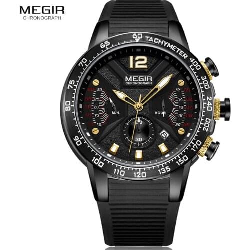 New MEGIR Watches Men quartz Top Brand Analog Military male Watches Men Sports army Watch Waterproof Relogio Masculino