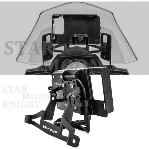 Motorcycle Stand Holder Phone Mobile Phone GPS Navigation Plate Bracket For Kawasaki Versys 650 Versys 1000 2015 2016 2017