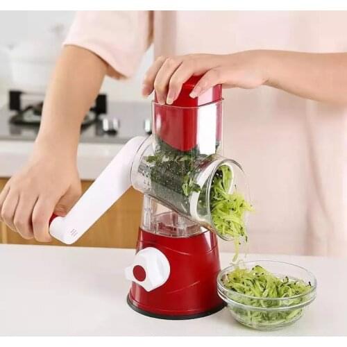 3 In 1 Manual Vegetable Cutter Slicer Multifunctional Round Mandoline Slicer Potato Cheese Kitchen Gadgets Kitchen Accessories