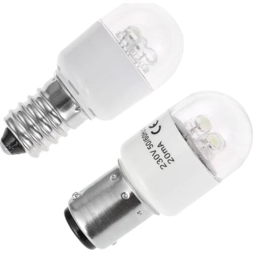1Pcs LED Light BA15D/E14 0.5W AC 190-250V Household Sewing Machine Bulbs For Singer/Leap/Brother/Butterfly