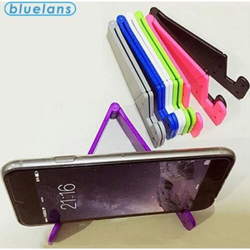 Universal Foldable Cell Phone V-Shape Stand Holder Mount for Smartphone Tablet Portable Support For Iphone Xiaomi Huawei Samsung