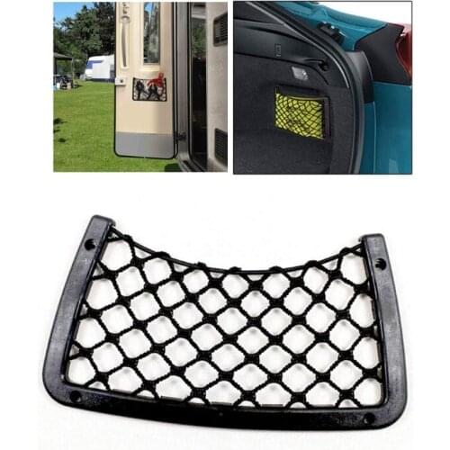 Universal Framed Stretch Mesh Net Pocket for Auto RV Home Marine Car Accessories Backrest of Auditorium Seat