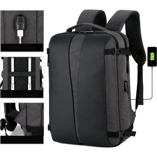 New High capacity Men Travel Backpack Multifunction USB Charging 15.6 Inch Laptop Backpacks for Teenage Male Waterproof Backpack