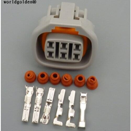 Worldgolden 6 Pin 6189-0029 Super C6S-194G Aprillia CDI Accelerator Throttle Pedal Connector Socket For Infiniti Toyota