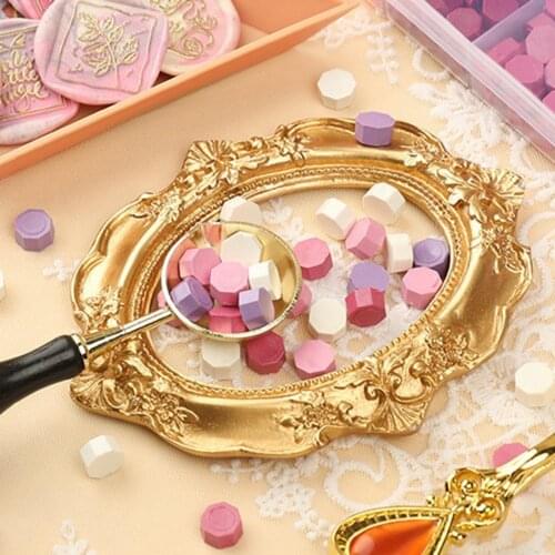 200Pcs/Set Sealing Wax Handmade Vintage Fire Paint Seal Beans Wax Beads DIY Craft Envelope Wedding Wax Seal Ancient Sealing Wax