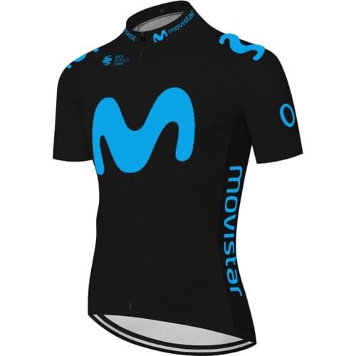 2020 movistar team camisa de ciclismo quick dry Breathable short sleeve cycling jersey men bicycle jersey tenue cycliste homme