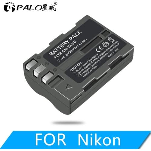 Nikon D70 D70S D90 D80 D100 D200 D300 D300S D700 digital camera 2400mAh EN-EL3e EN EL3e ENEL3e 7.4v battery and LCD USB charger
