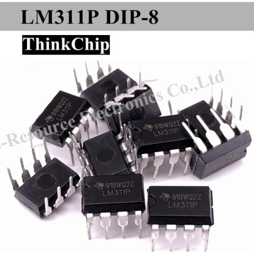 10pcs) LM311P DIP-8 LM311 DIFFERENTIAL COMPARATORS WITH STROBES