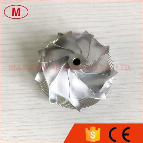 GT15-25 point milling 50.20/65.00mm 9+0 Blades 702549-0008HF V1 high performance turbo aluminum 2618/billet compressor wheel