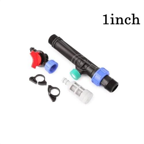 1pc 1inch Venturi Fertilizer Injector Micro-Spray Drip Irrigation Water Fertilizer Integration