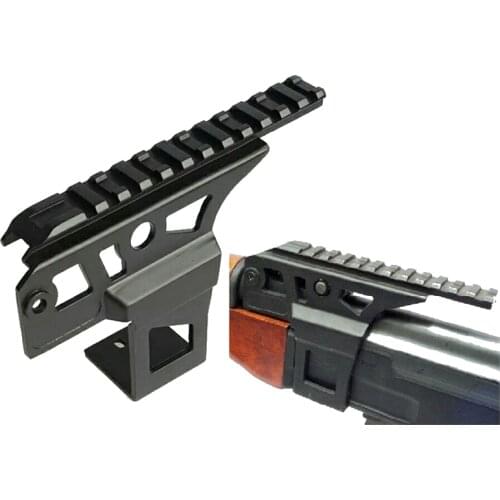 Hunting AK 47 AK 74 Ris Rail Side Front Top Scope Flashlight Laser Dot Sight Mount Receiver