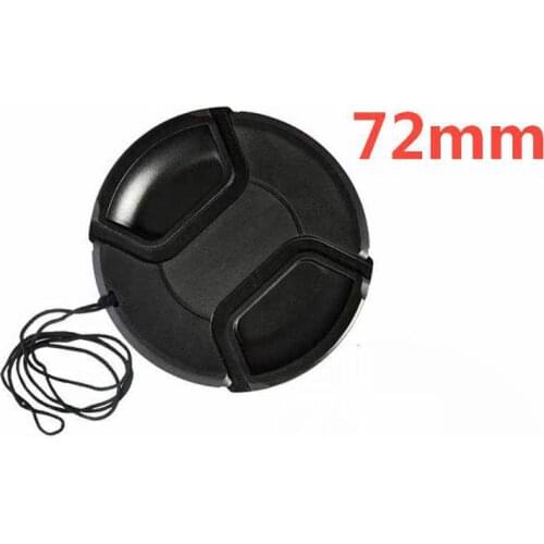 72mm center pinch Snap-on cap cover for camera 72 mm Lens