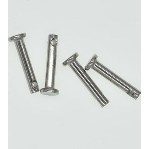 M5 M6 M8 Clevis pins with head 304 stainless steel shaft flat head with hole pin bolt pin cylindrical pins