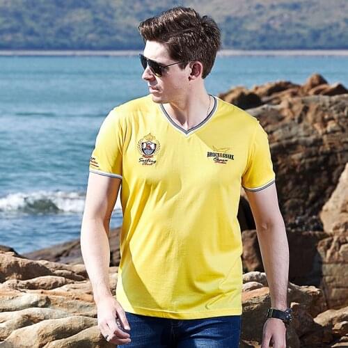 2020 Summer Bruce&Shark Stretching Cotton Men Polo Short Men tops Mercerized Soften Cotton Fashion Casual best quality plus 4XL