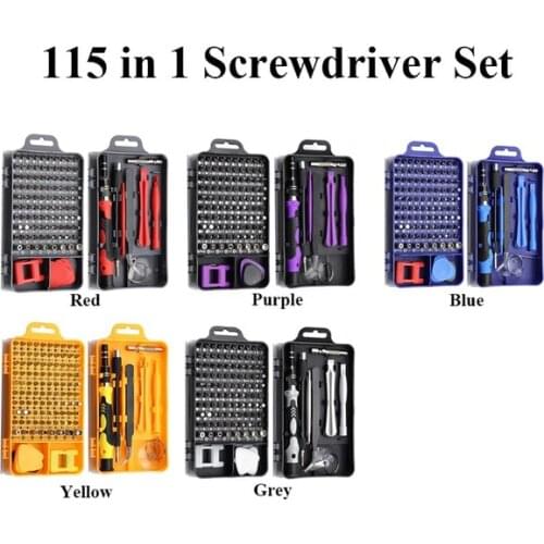 115/25 in 1 Screwdriver Set Mini Precision Screwdriver Multi Computer PC Mobile Phone Device Repair INSULATED Hand Home Tools