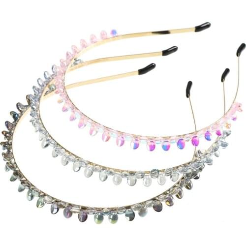 Molans New High Quality Rhinestone Border Headband Ladies Fashion Hair Headdress Exquisite Garment Ornament Hair Accessories