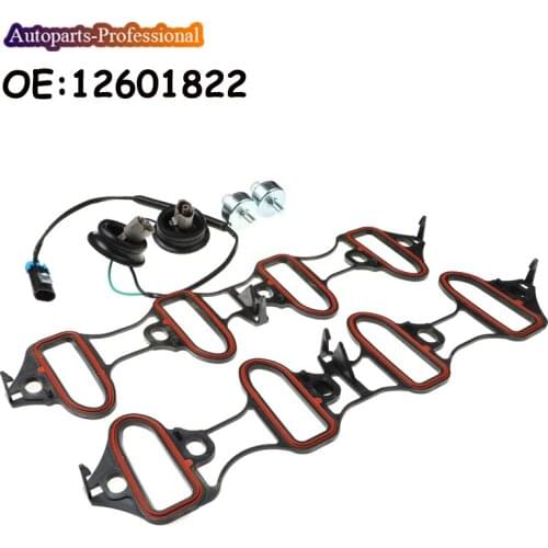 Intake Manifold Gasket & Knock Sensor & Extension For Cadillac Chevrolet Pontiac GMC Buick 12601822 89060413 12589867 213-3521