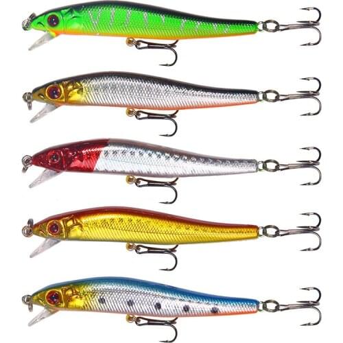 8cm/5.2g 1.5m super weight system long casting minnow 8cm/5.2g New model fishing lures hard bait quality wobblers
