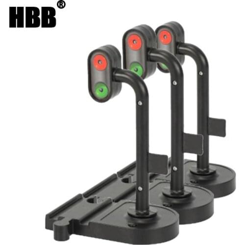 Scene Rail Transit Traffic Lights Signal Light Accessories Wooden Track Magnetic Train Accessories Compatible withTrains