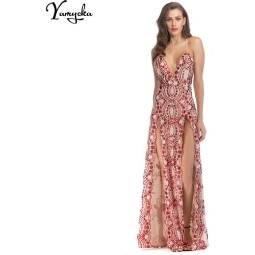 Sexy Black white Red Sequins Summer Maxi Dress Women Spaghetti Strap Christmas party dress Night club Long Dresses vestidos Hot