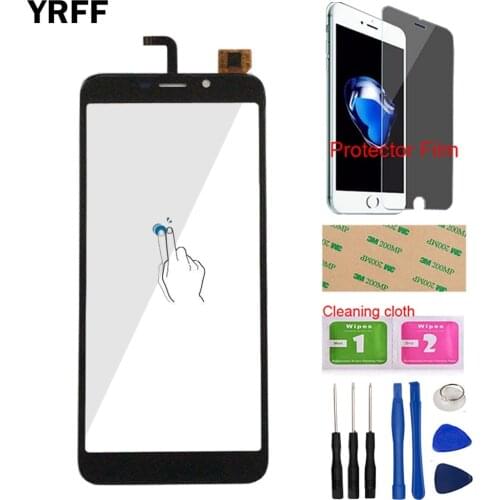 5.5'' Touch Screen For Homtom C2 Touch Screen Digitizer Homtom C2 Touch Panel Glass Lens Tools Protector Film Adhesive