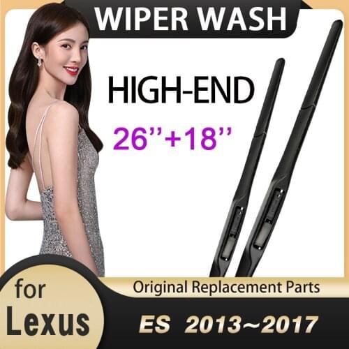 Car Wiper Blades for Lexus ES ES250 ES300h ES350 2013~2017 2015 2016 XV60 250 300h 350 Front Windshield Wipers Car Accessories