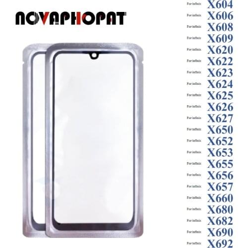 Digitizer LCD Sensor Glass For Infinix X604 X606 X608 X609 X620 X622 X623 X624 X625 X626 Touch Screen Glass lens With OCA 10pcs