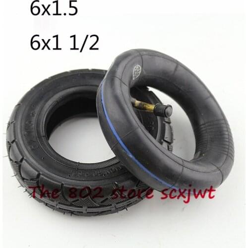 Super Mini electric scooter tires 6 inch pneumatic inner tube tyre 6X1 1/2 6*1.5 Electric Scooter Wheel Chair Truck tyre