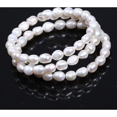 Fresh and Natural Freshwater Pearl Bracelet Jewelry Factory Direct Three-layer Winding Bracelet