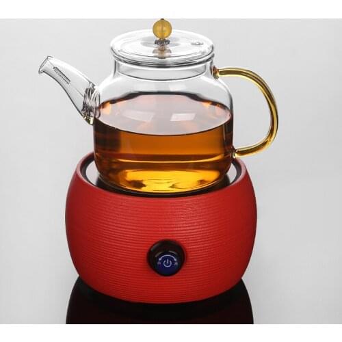 Heat resistant Glass Teapot Family Heat-resistant Kungfu Tea Maker Simple Thickened Chinese Style Teteras Stove Kettle EI50TP