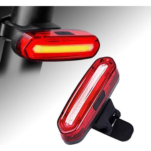 25# Cycling Bike Light Usb Rear Bicycle Lantern Usb Rechargeable Bicycle 6 Mode Taillight Flash Led Lamp Waterproof Light 2021