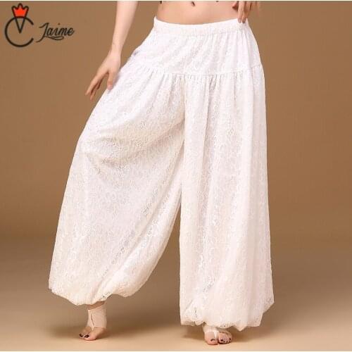 Gypsy Dance Bloomers Harem Hollow Pants lace ATS Tribal Style Belly Dance Clothes Costume Accessories Women